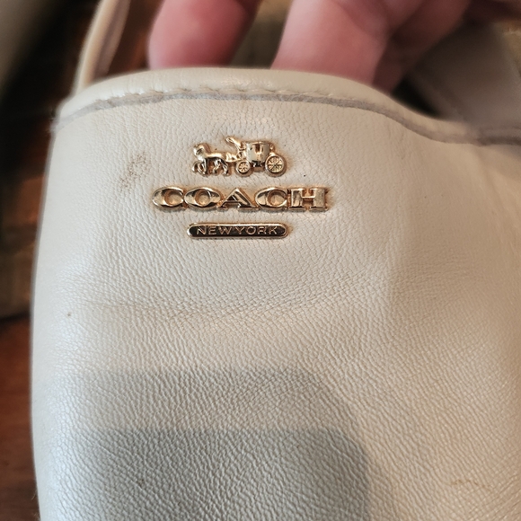 COACH Ivory Rhodelle Espadrilles Flats size 10 - Picture 2 of 7